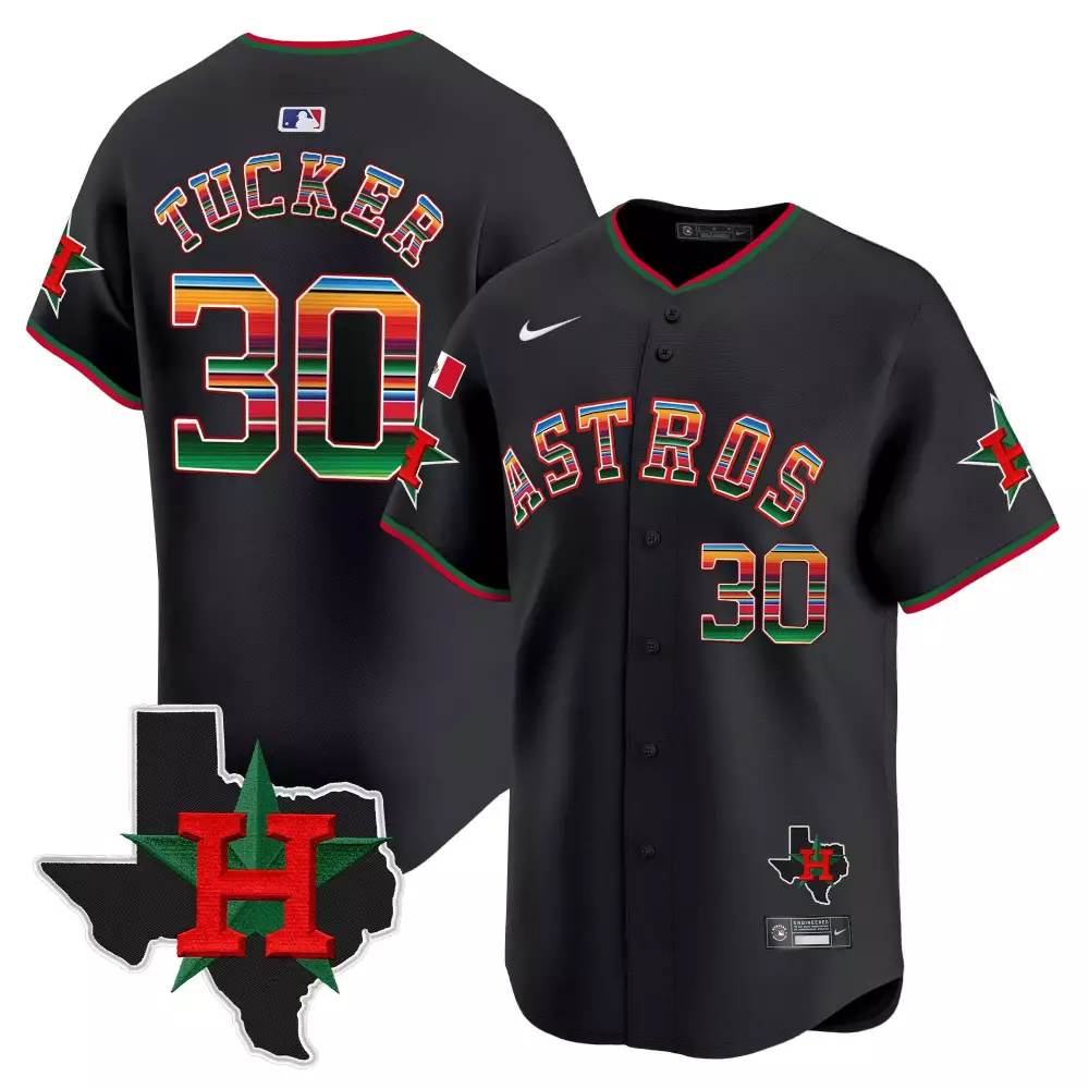 Kyle Tucker 30 Astros Jersey Black Texas Men Green Red Vapor Premier Limited v2 All