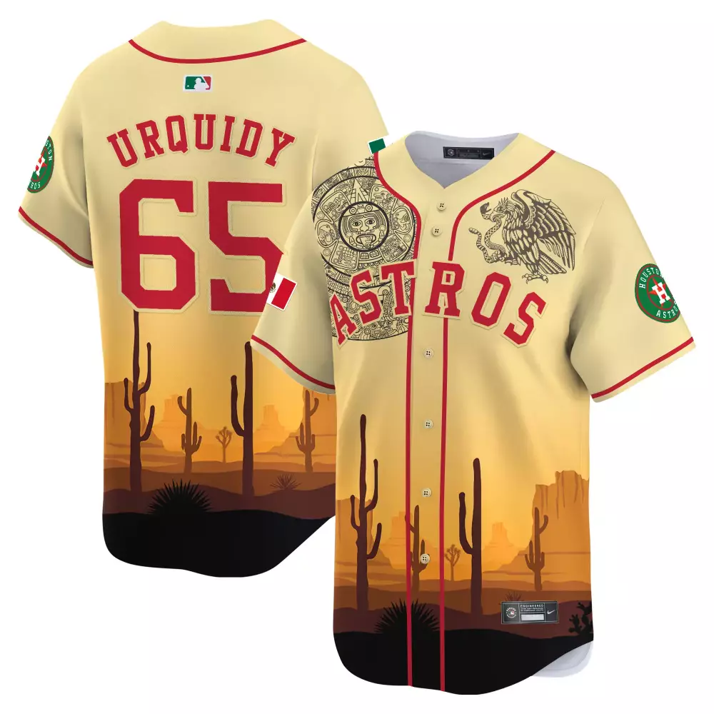 Wildcats Desert 65 Astros Jersey Cream City Connect Mexican Flag Houston Men Alternate