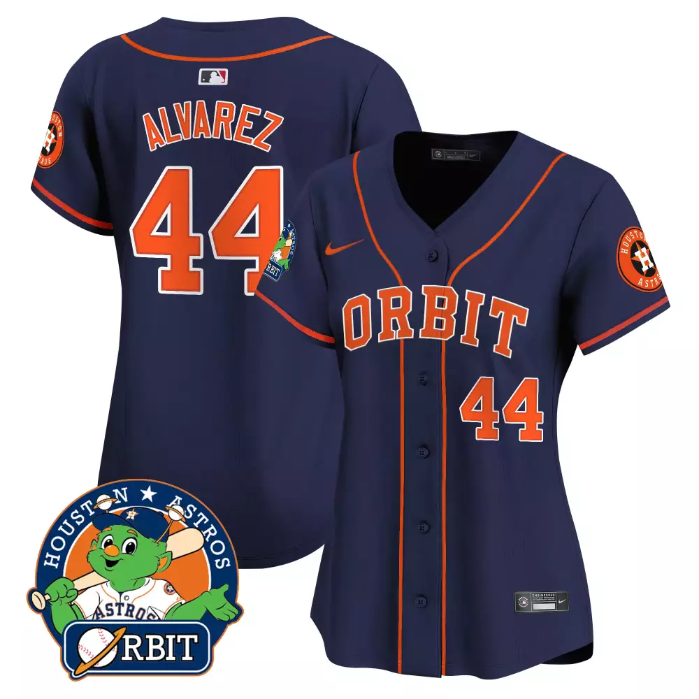Alex Bregman 44 Houston Astros Jersey Navy Men Orange White All Stitched Vapor