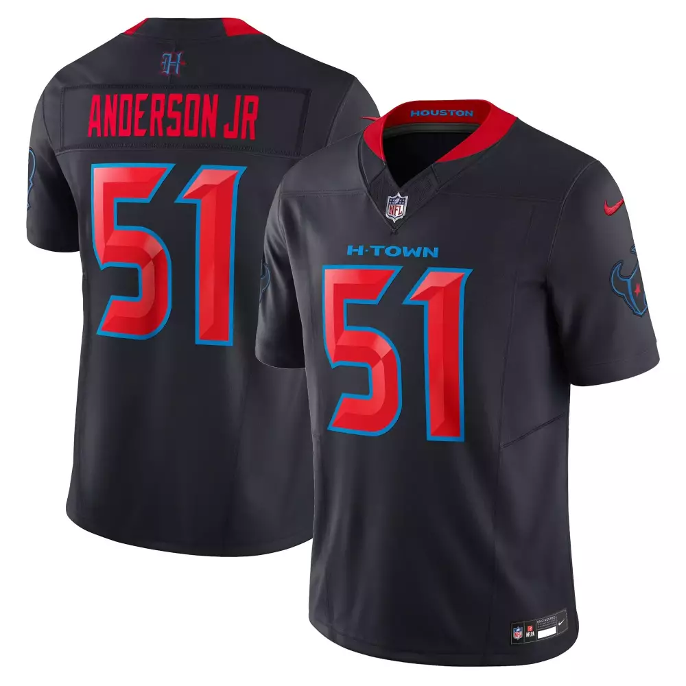 Will Anderson Jr. 51 Jersey Black Houston Texans Men NFL Red Blue Limited Vapor All
