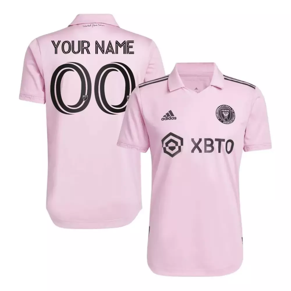 Custom Inter Miami Cf Jersey Pink Women Black Stitched