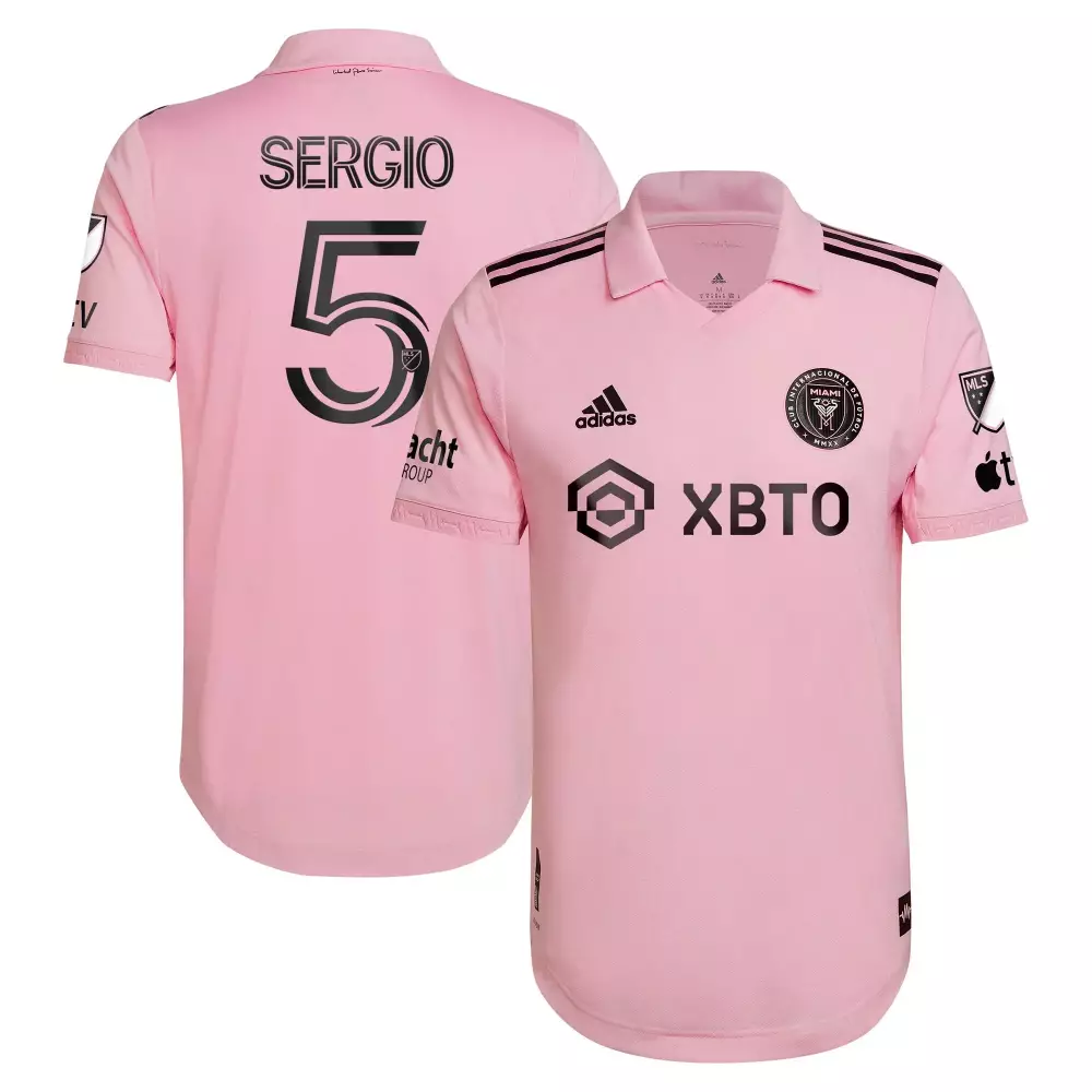 Stephen Sergio 5 Inter Miami Cf Jersey Pink 2023 Mls Apple Tv Men Black All Stitched