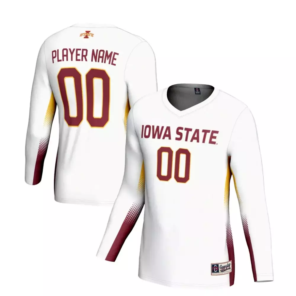 Iowa State Jersey White Gameday Gear Maroon Yellow Unisex