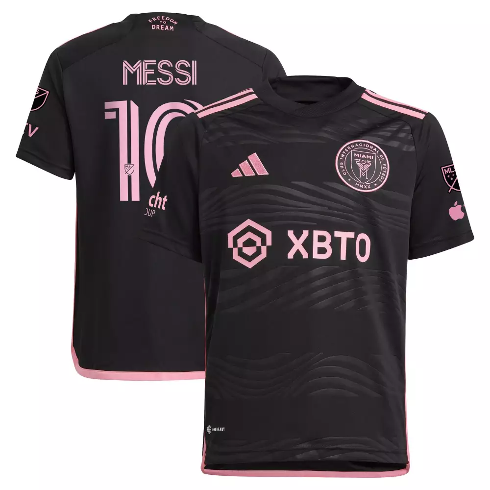 Messi Inter 10 Miami Cf Jersey Black Third Kit Mls Apple Men Custom Design Pink All