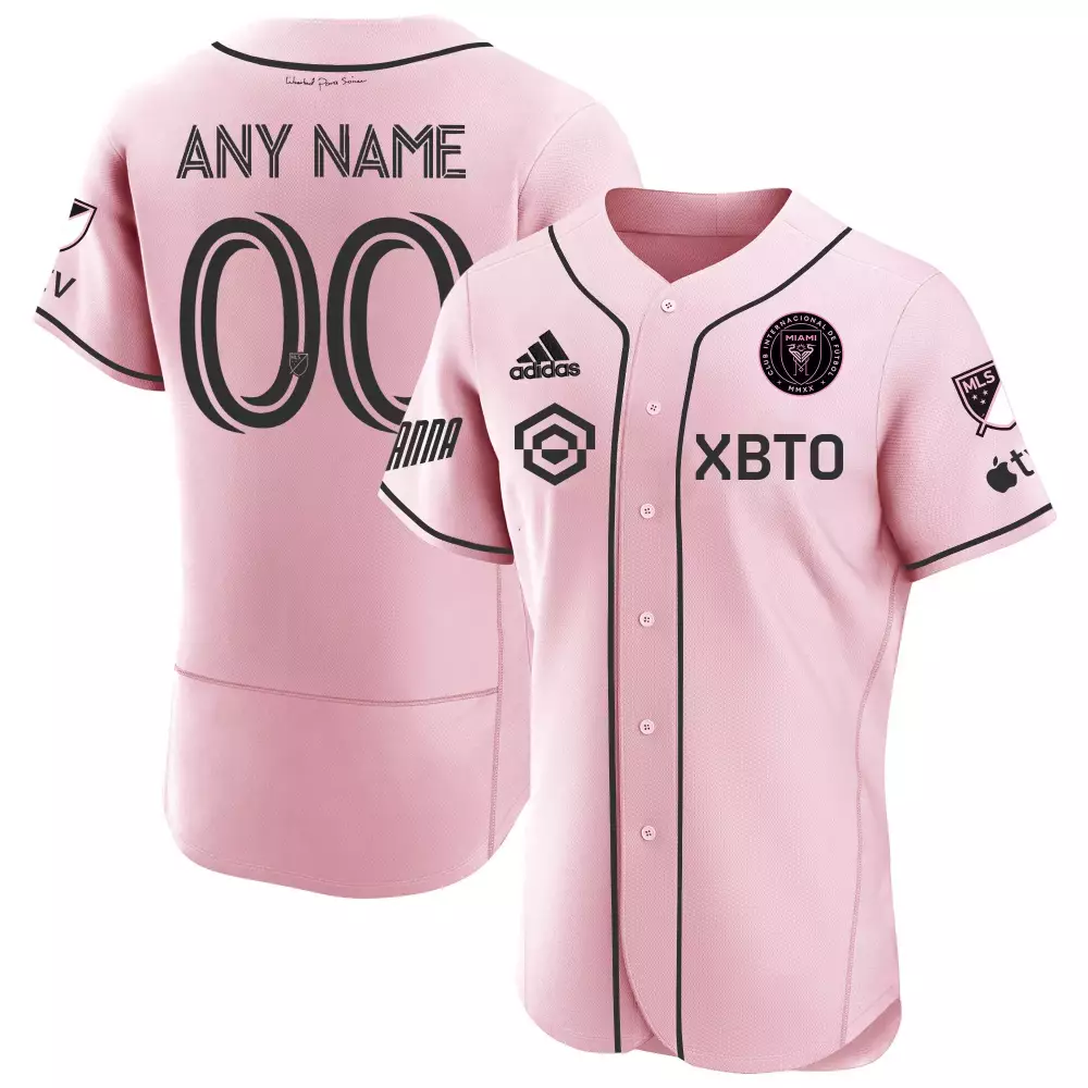 Inter Miami Cf Jersey Pink Black All Stitched Custom