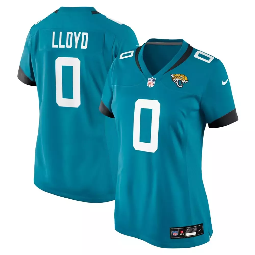 Devin Lloyd Jacksonville Jaguars Jersey Teal Women Black White Game