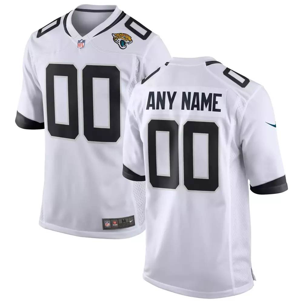 Jacksonville Jaguars Jersey White Men Black All Stitched Vapor
