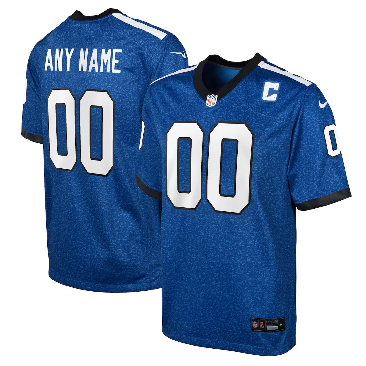Jersey Blue White Black Alternate Custom Game