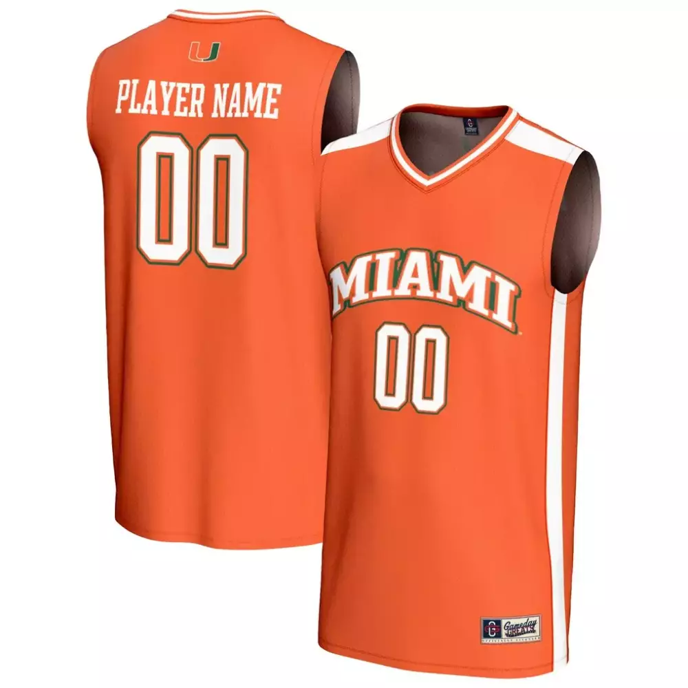 Miami Jersey Orange White Green Gameday Unisex Fashion