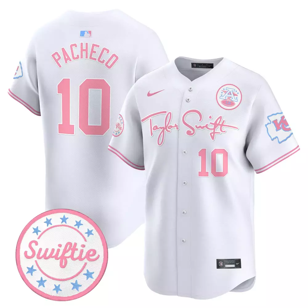 Pacheco Swiftie 10 Jersey White Taylor Swift Night Kansas City Royals Kc 2023 Men