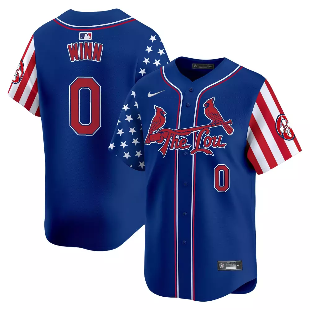 Masyn Winn St. Louis Cardinals Jersey Blue City Connect 2023 Men Alternate Custom Design