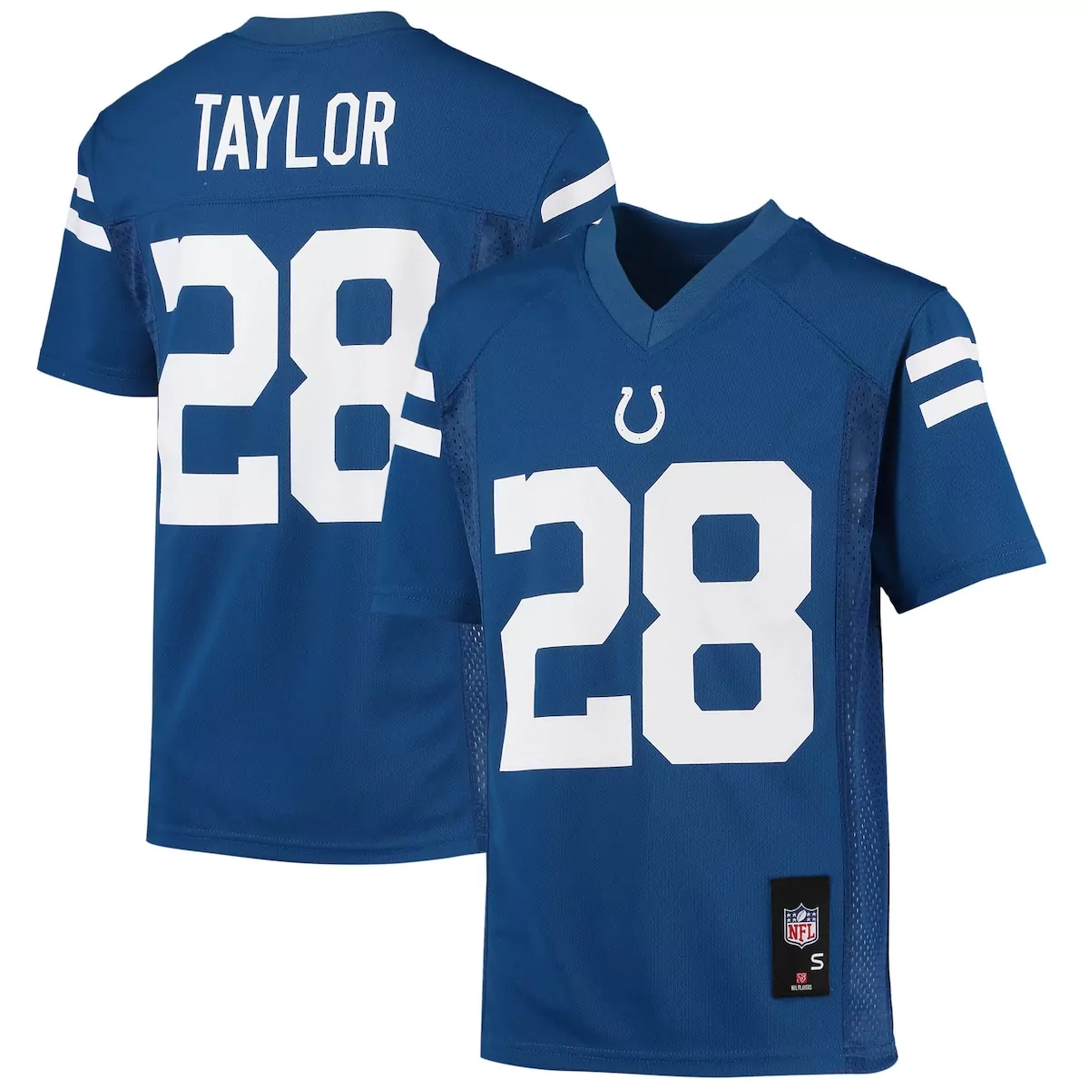 Jonathan Taylor 28 Jersey Blue Indianapolis Colts Men Replica White