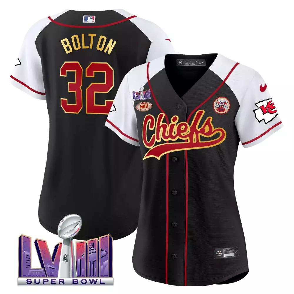 Nick Bolton 32 Chiefs Jersey Black Super Bowl Lv Nkh 2023 Men Red White All Stitched