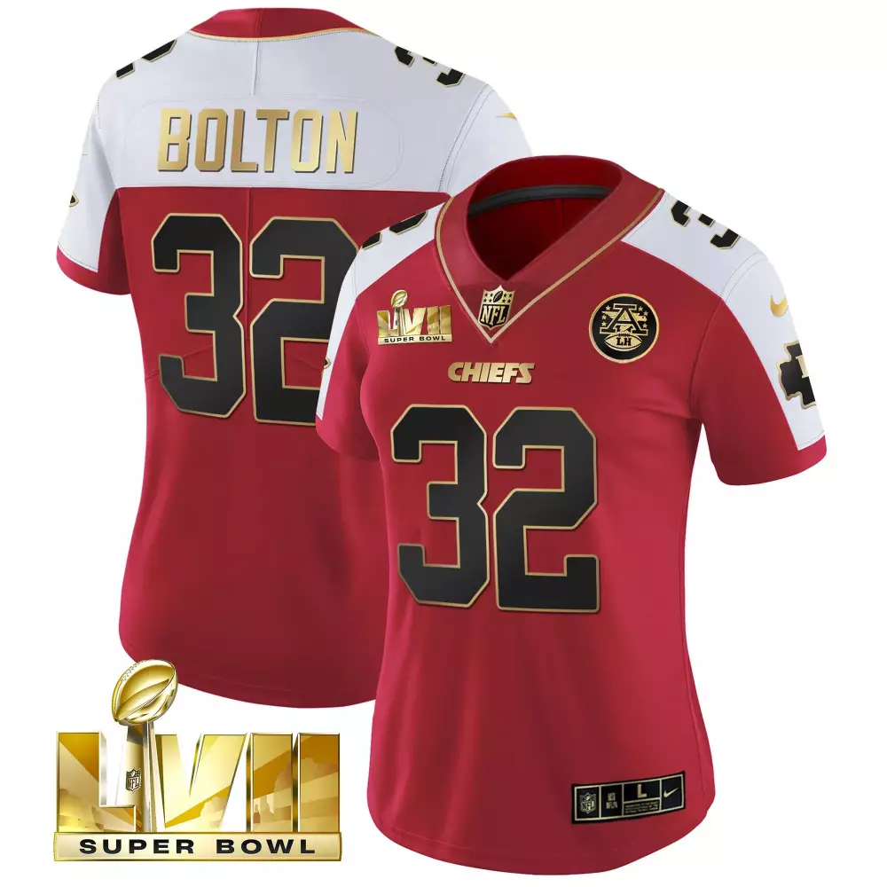 Nick Bolton 32 Chiefs Jersey Red Super Bowl Lvii Men Player White Black All Stitched