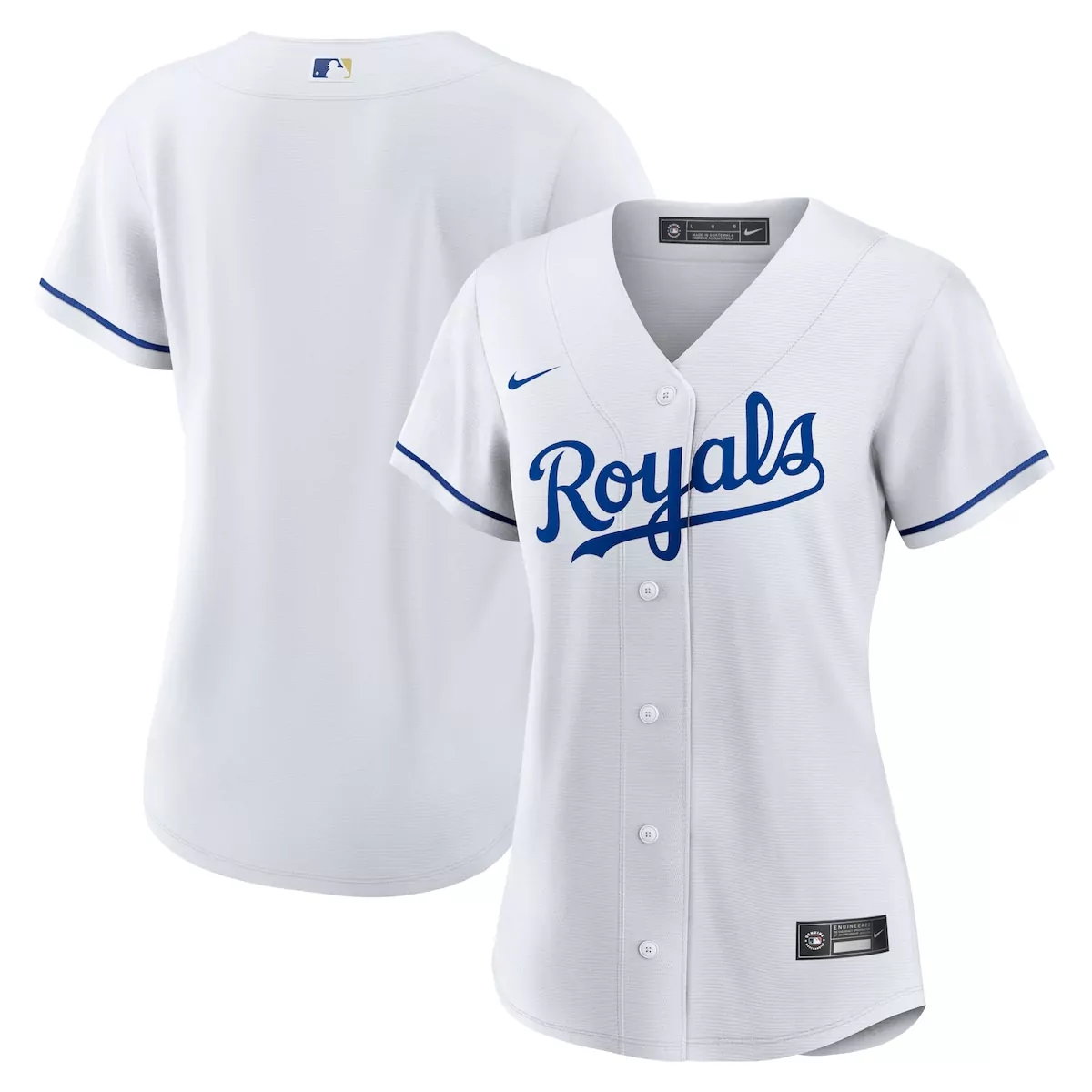 Jalen Royals Kansas City Jersey White Women Blue Home