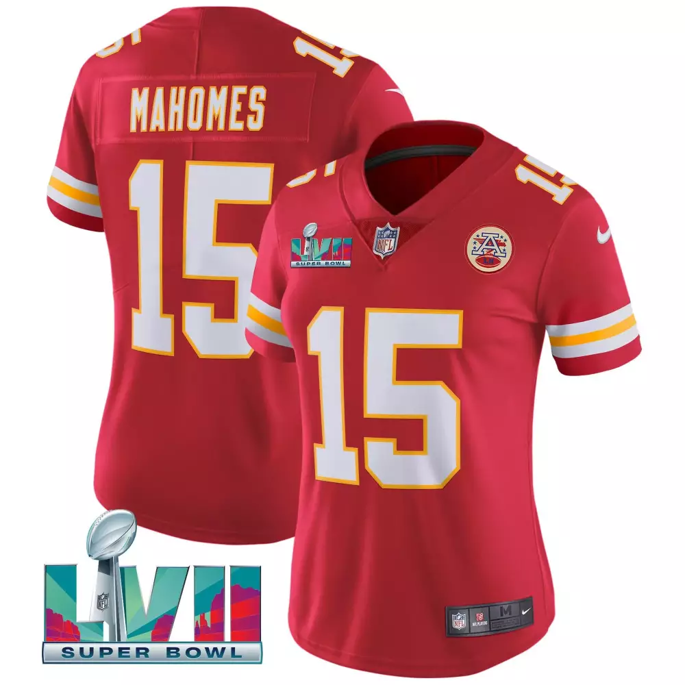 Patrick Mahomes 15 Jersey Red Super Bowl Lvii Champions Kansas City Chiefs Men Player