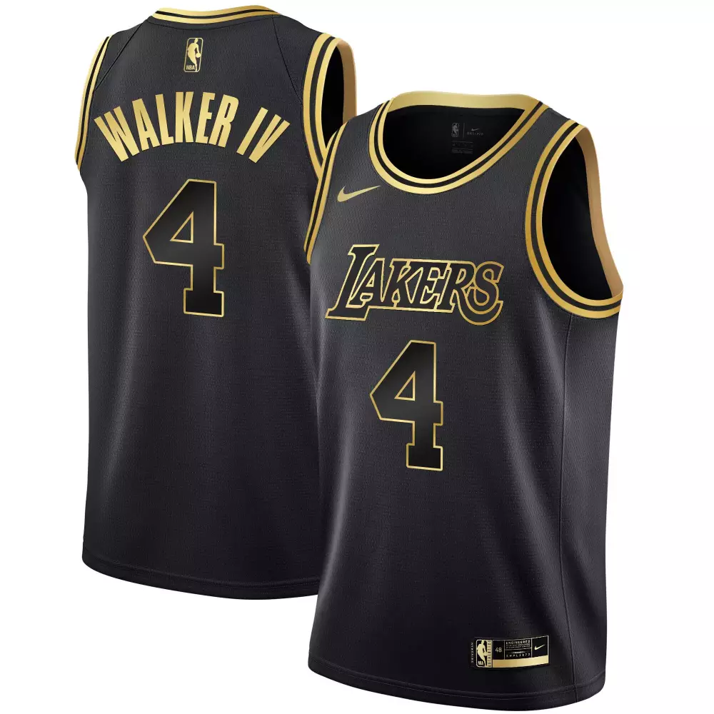 Bennett Iv 4 Lakers Jersey Black Men Gold Limited All Stitched