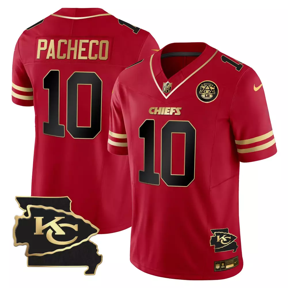 Isiah Pacheco 10 Chiefs Jersey Red Super Bowl Liv Champions Afl 60 Men Gold Black