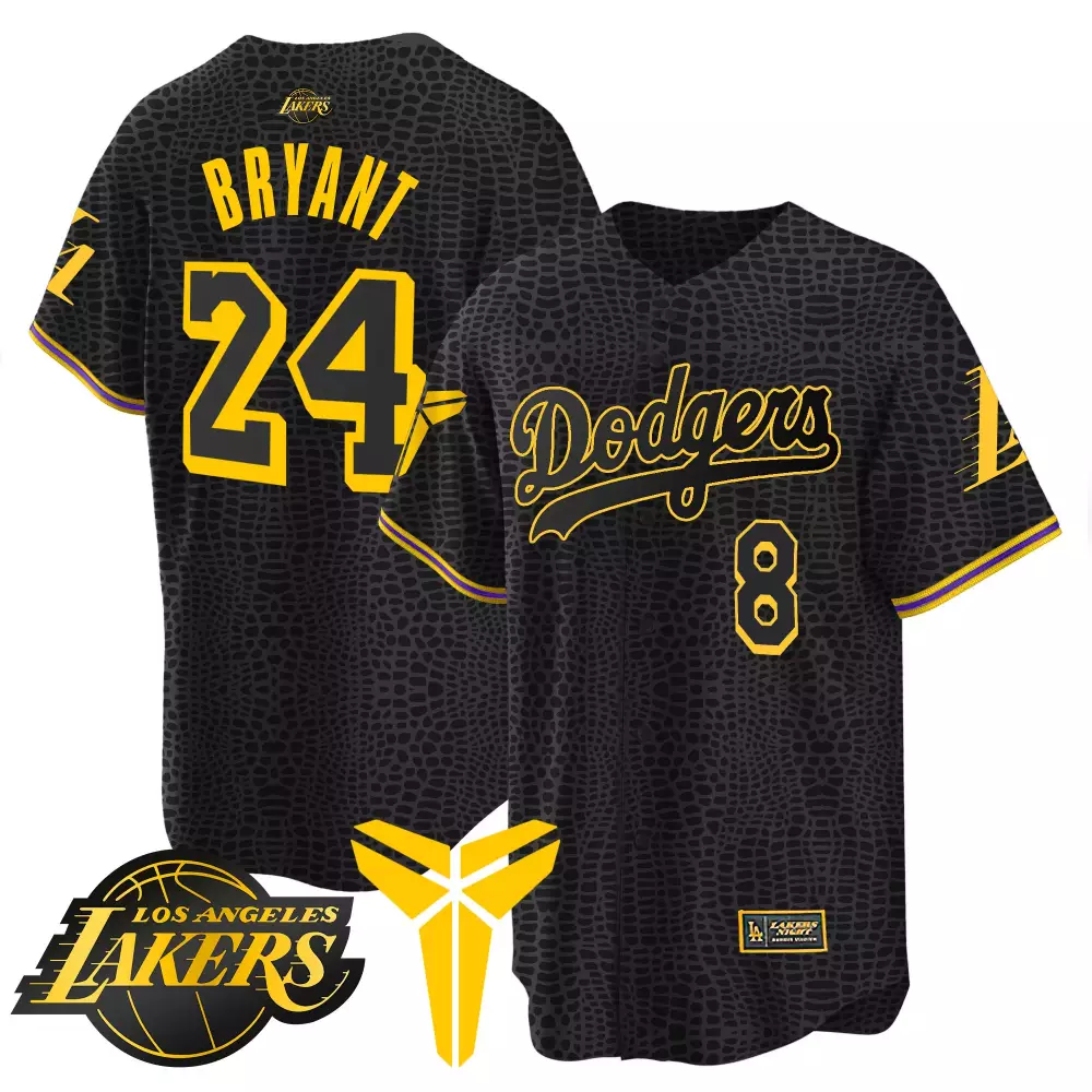 Kobe Bryant 24 Los Angeles Lakers Jersey Black Mamba Day 2023 Men Alternate Custom Design