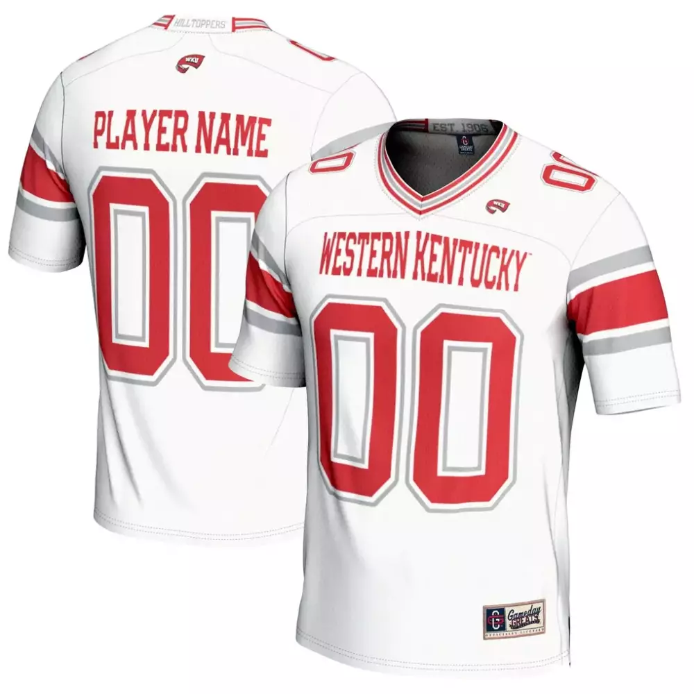 Western Kentucky Jersey White Red Gray Gameday