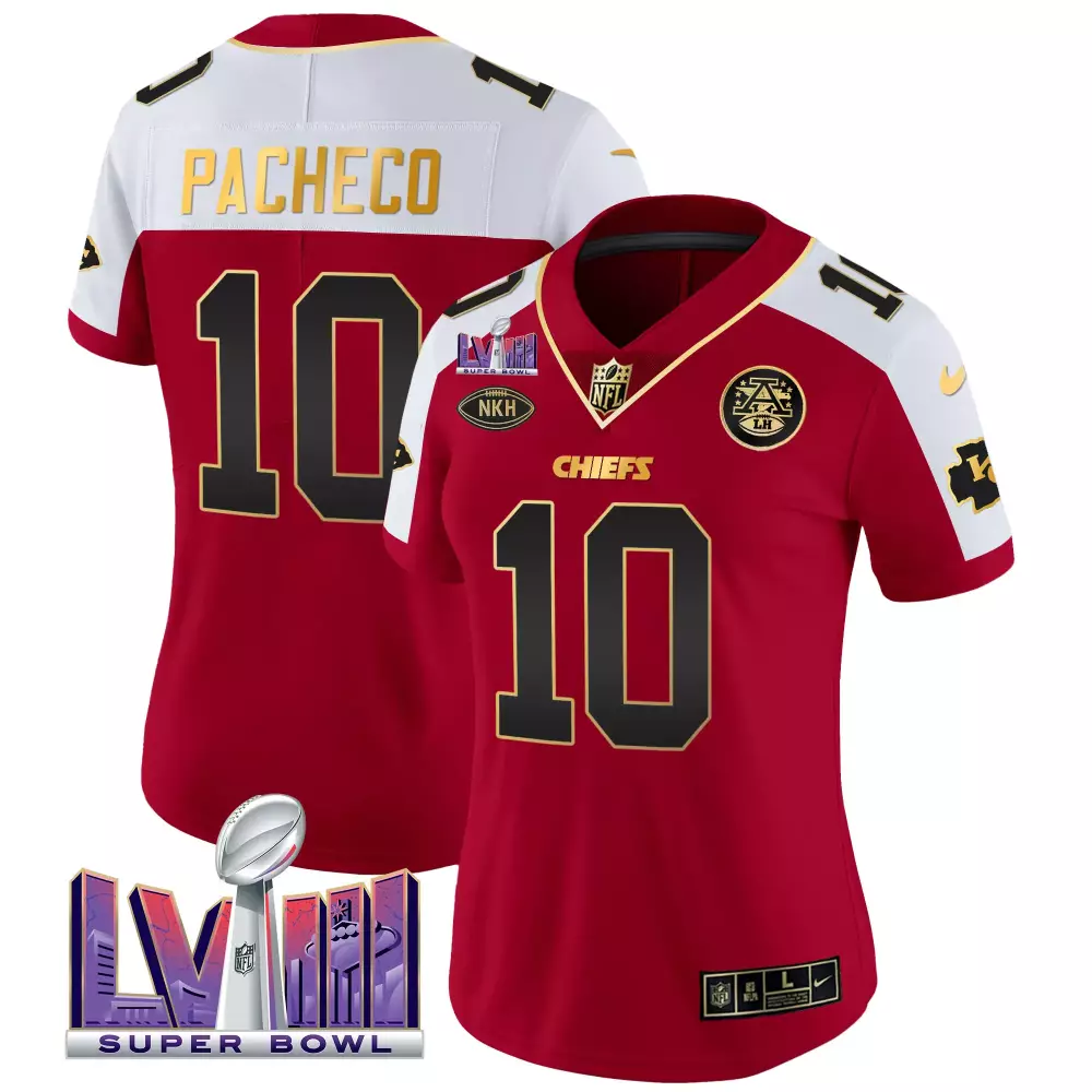Pacheco Lviii 10 Chiefs Jersey Red Super Bowl Nkh AFC Championship Men Player Alternate