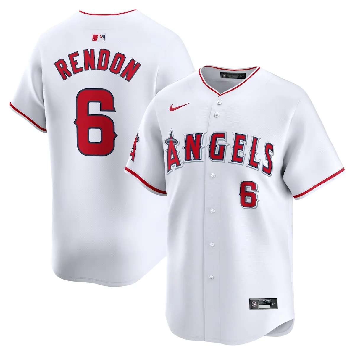 Anthony Rendon 6 Angels Jersey White Men Red Navy Home Limited