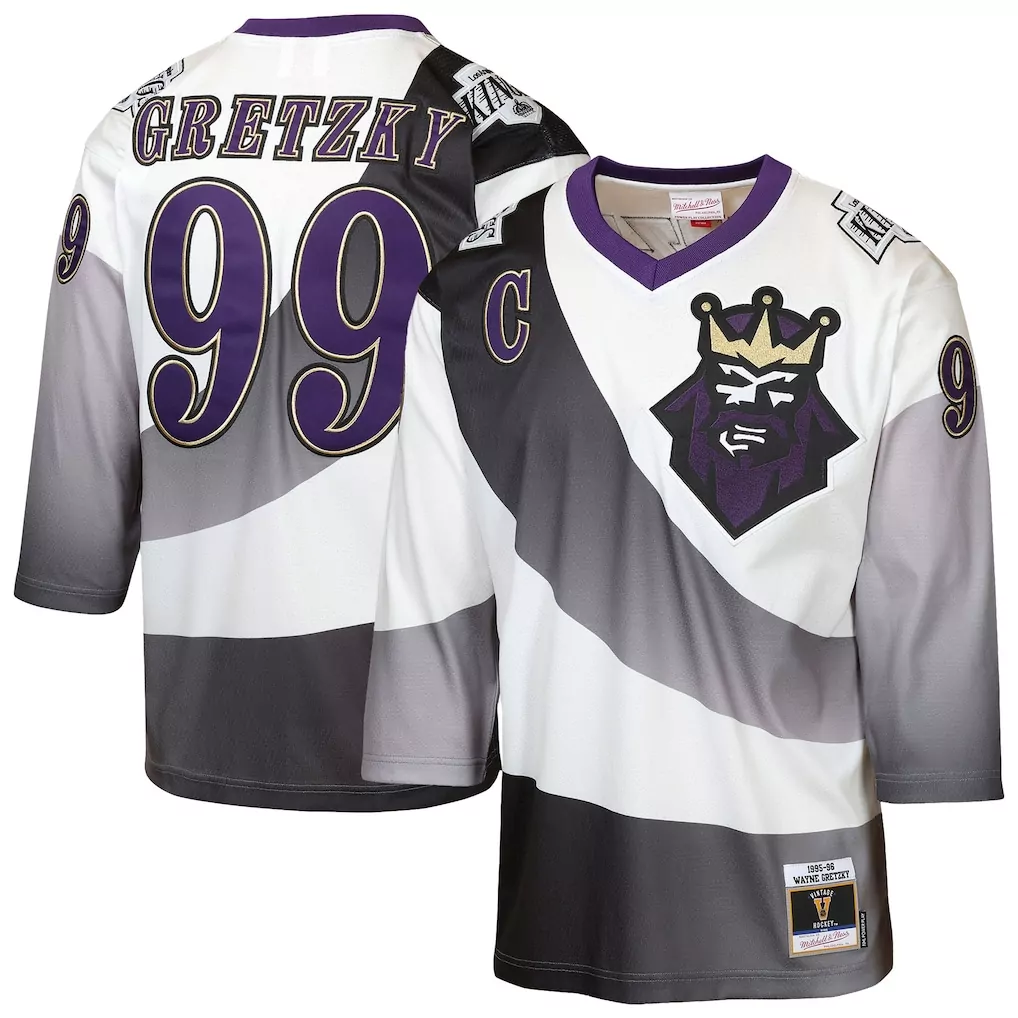 Wayne Gretzky 99 Jersey White Vintage Los Angeles Kings Mitchell Ness 1995 Men Alternate