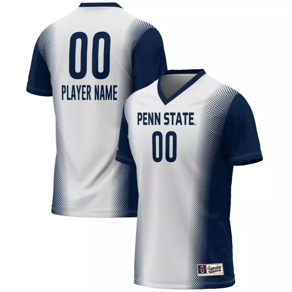 Penn State Jersey White Split Design Navy Gameday Unisex
