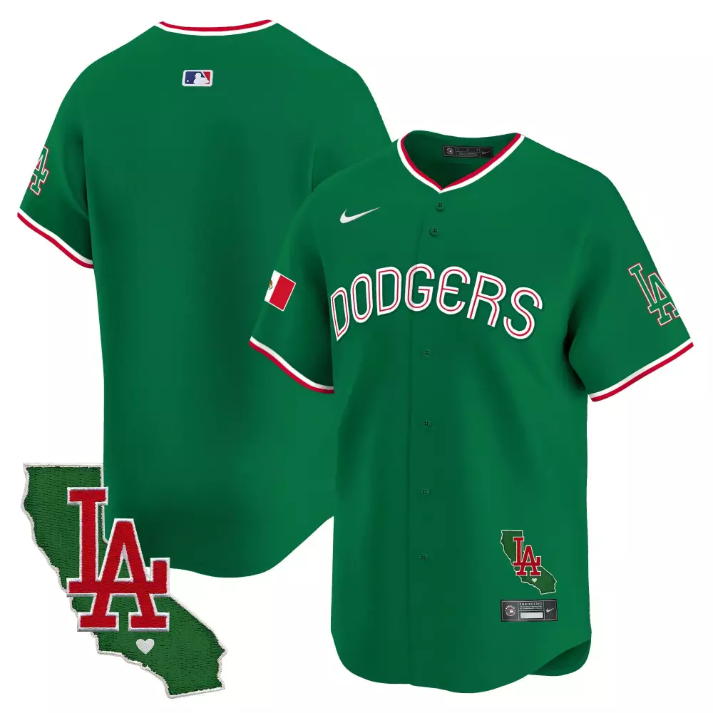 Mexico California Jersey Green City Series Los Angeles Dodgers Flag State 2023 Men