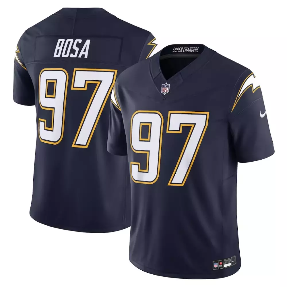 Joey Bosa 97 Los Angeles Chargers Jersey Navy Blue Men White Yellow Alternate Vapor