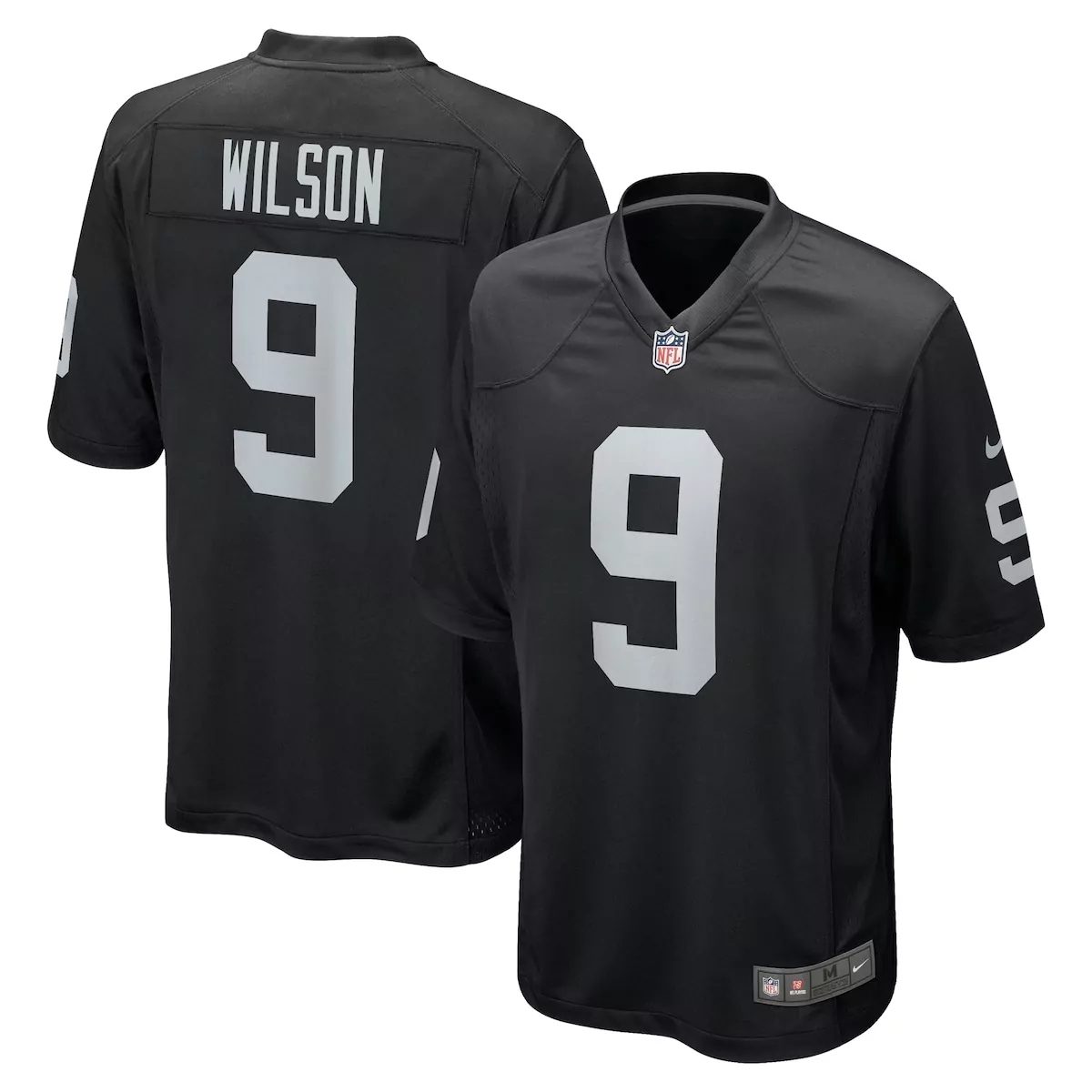 Tyree Wilson 9 Las Vegas Raiders Jersey Black Men Authentic White Game