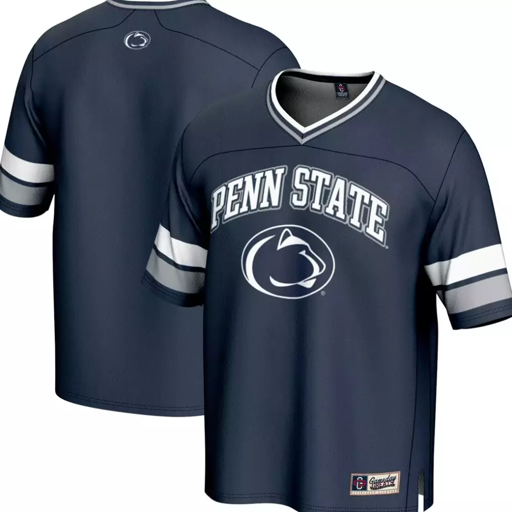 Penn State 1 Jersey Navy Nittany Lions Men White Gameday Fashion Penn State 1 Jersey Navy Nittany Lions Men White Gameday Fashion