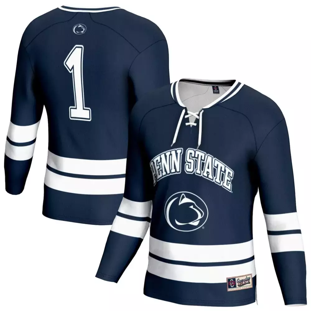 Penn State 1 Jersey Navy Nittany Lions Men White Gameday Fashion Penn State 1 Jersey Navy Nittany Lions Men White Gameday Fashion