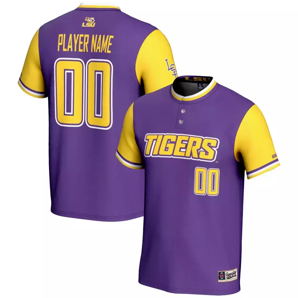 Lsu Jersey Purple Men Yellow Gameday