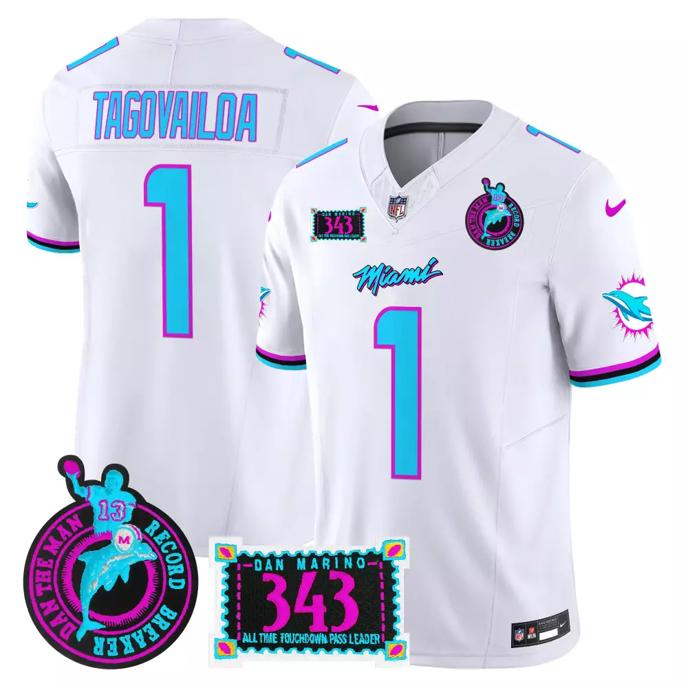 Tua Tagovailoa 1 Miami Dolphins Jersey Black 50th Anniversary Shula 347 50 Perfect Season 1972