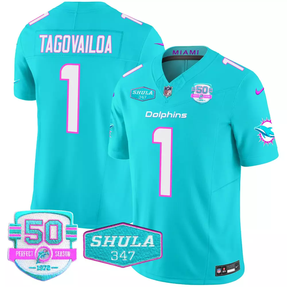 Tua Tagovailoa 1 Miami Dolphins Jersey Black Dan Marino Legacy Man Record Breaker Tua Tagovailoa 1 Miami Dolphins Jersey Black Dan Marino Legacy Man Record Breaker