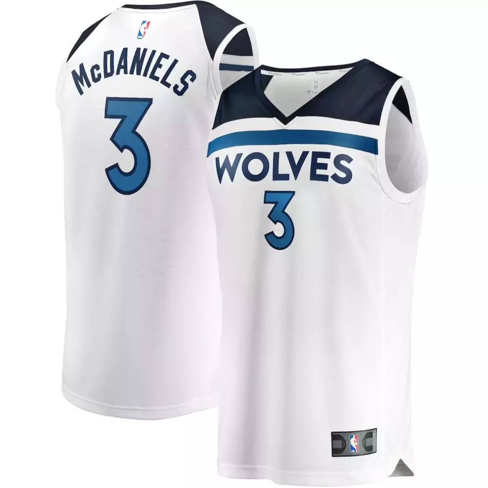Jaden Mcdaniels 3 Jersey White Minnesota Timberwolves Men Stitched Alternate Navy Blue