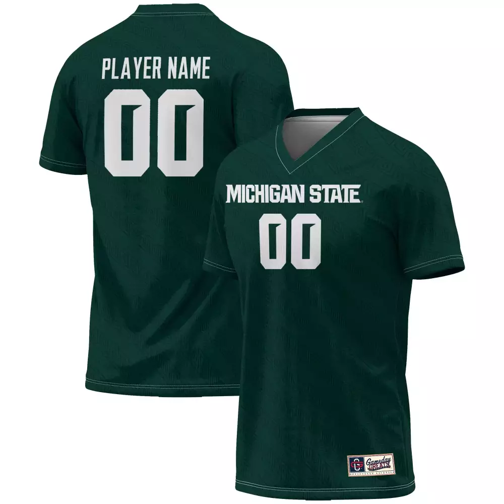 Michigan State Jersey Green White All Stitched Vapor