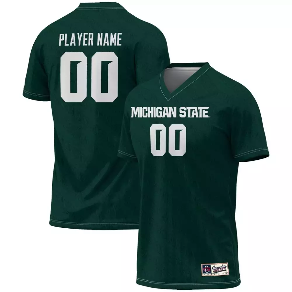 Michigan State Jersey Green White Gameday
