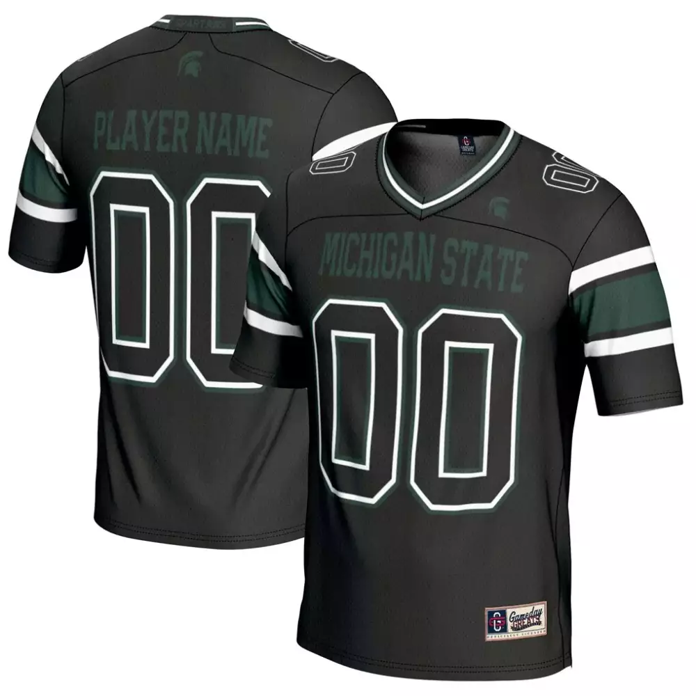 Michigan State Jersey Black Green White Gameday