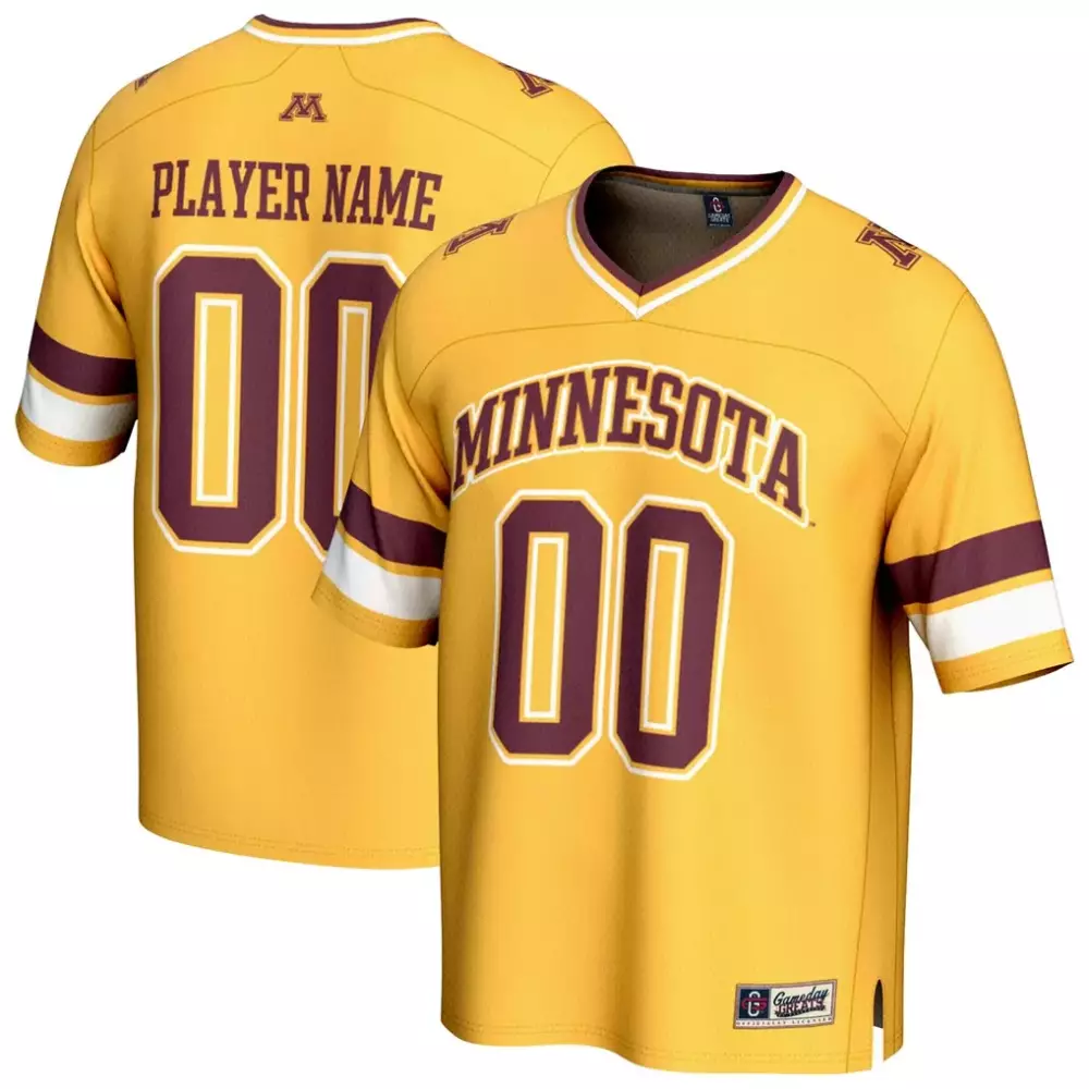 Minnesota Golden Gophers Jersey Gold Men Replica Maroon White Gameday Fashion