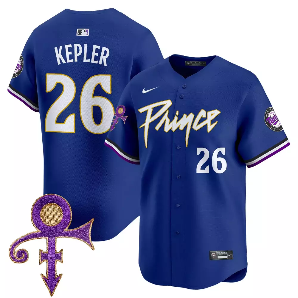 Max Kepler 26 Minnesota Twins Jersey Royal Blue Prince Men Stitched White Purple
