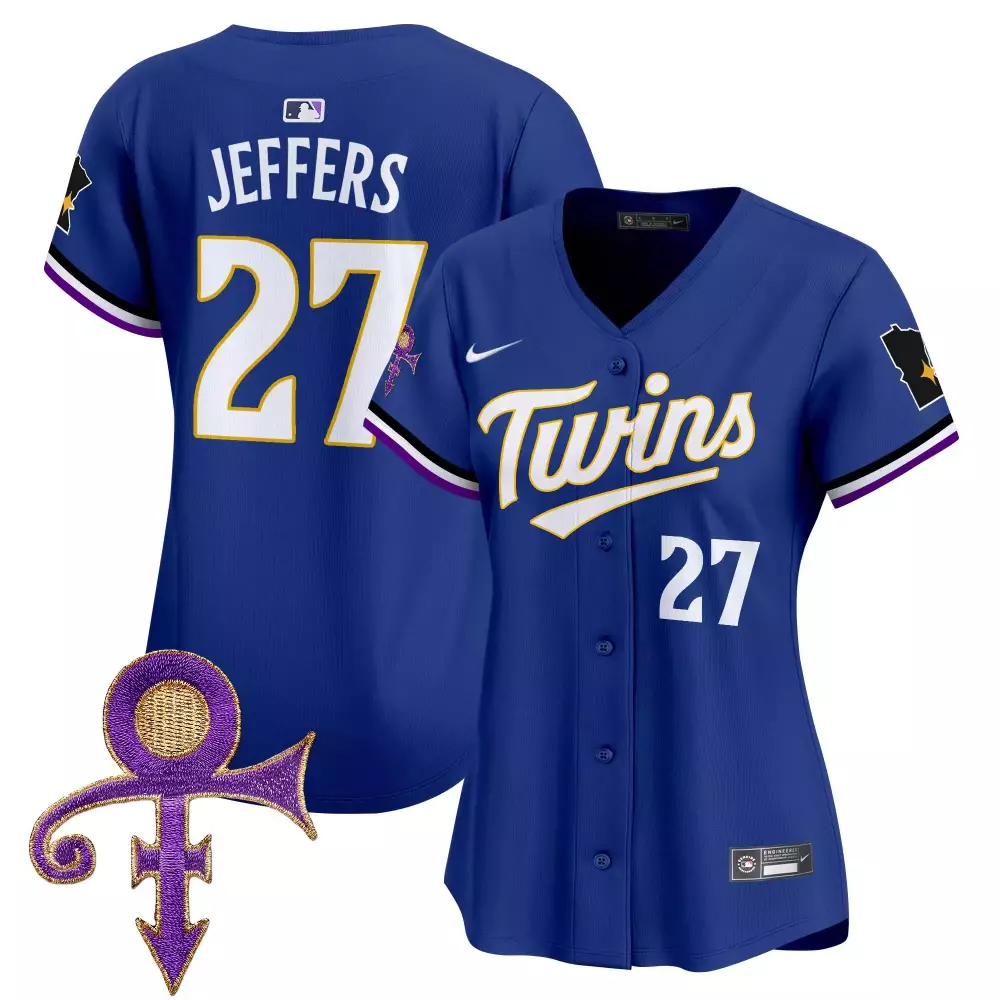Ryan Jeffers 27 Minnesota Twins Jersey Royal Blue Prince Women Authentic Alternate