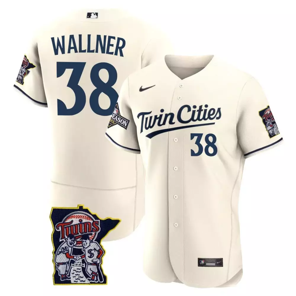 Matt Wallner 38 Minnesota Twins Jersey Cream City Connect Batterman Outline Men Authentic