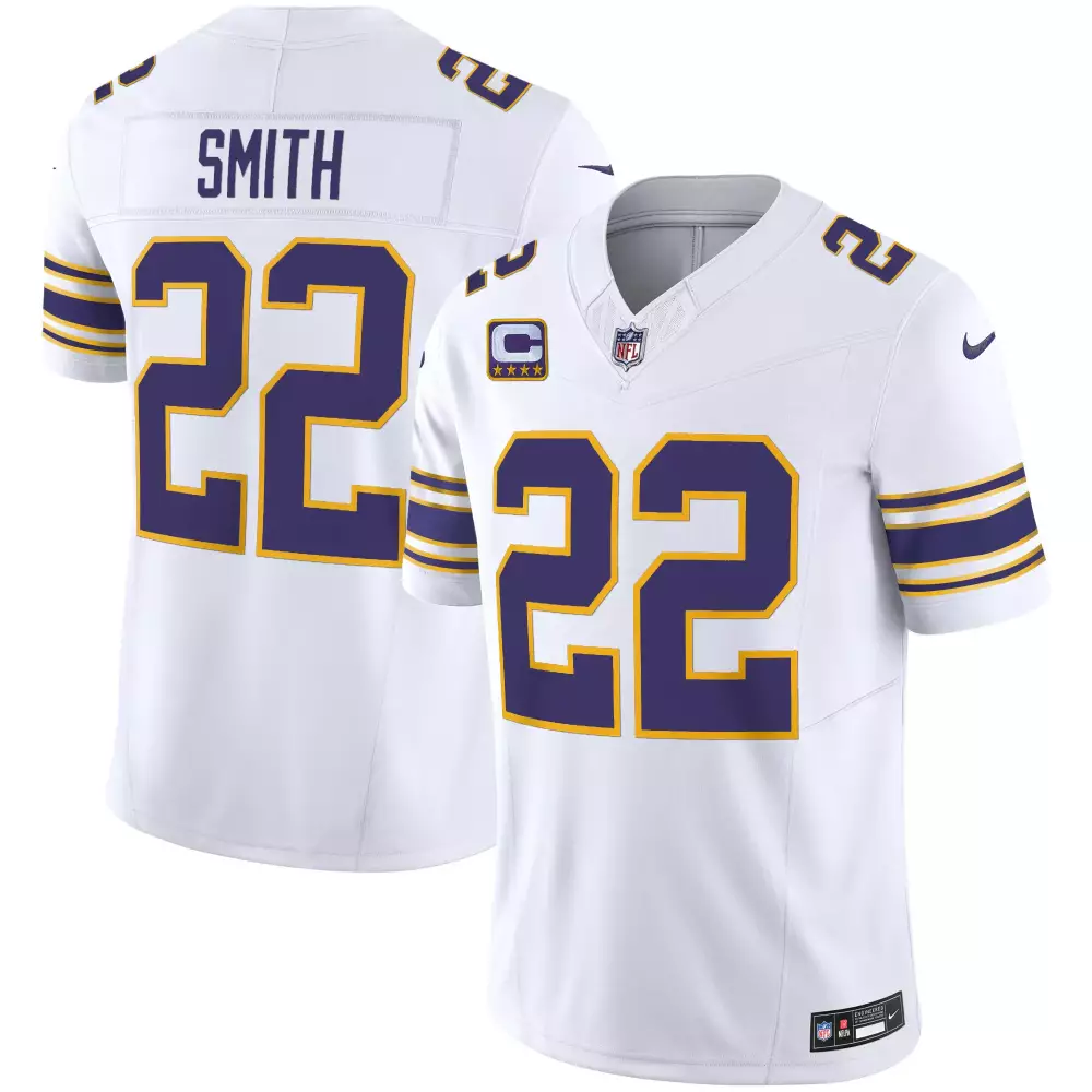 Harrison Smith 22 Jersey White Minnesota Vikings (captain) Men Authentic Alternate