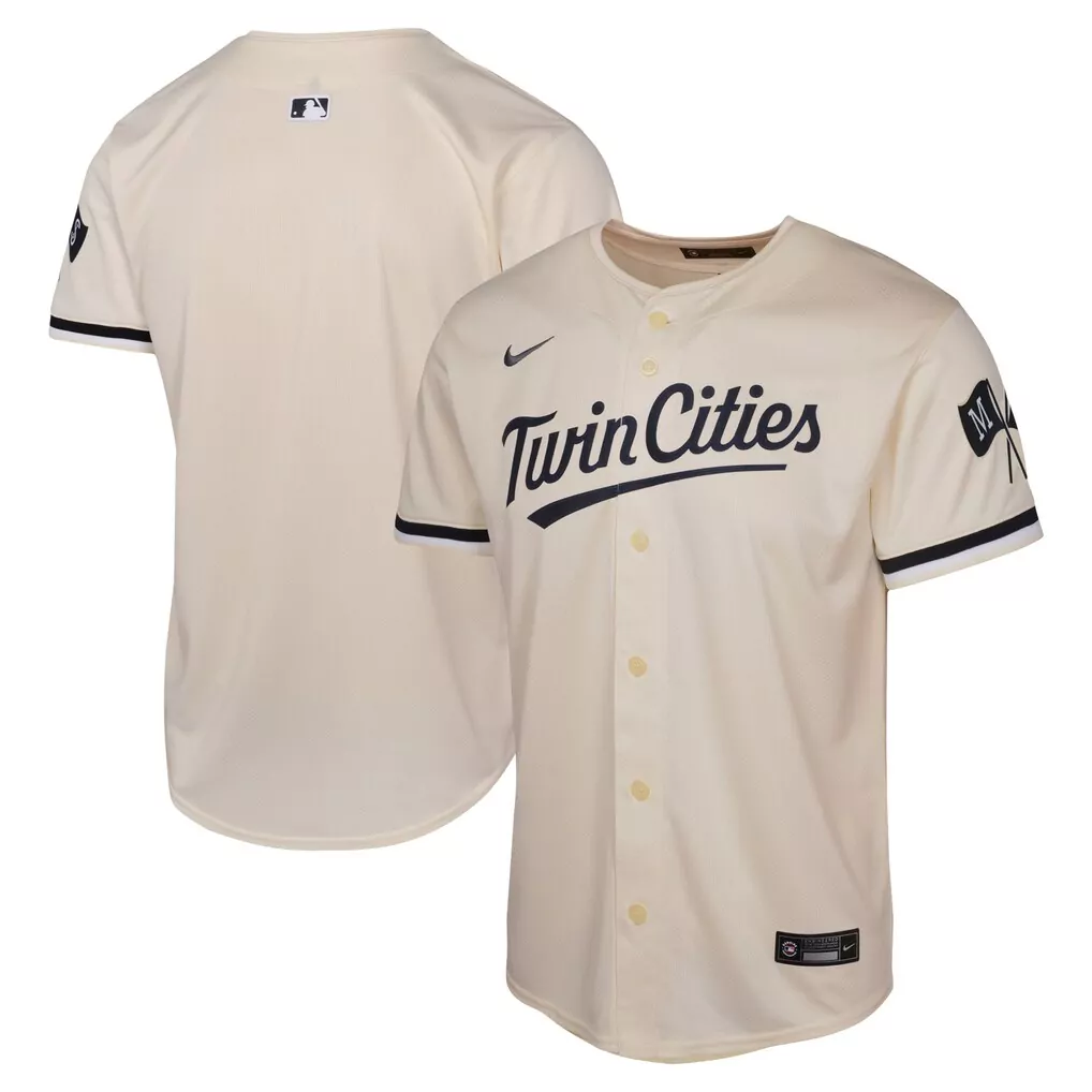 Custom Minnesota Twins Jersey Cream City Connect Men Authentic Alternate Design Navy