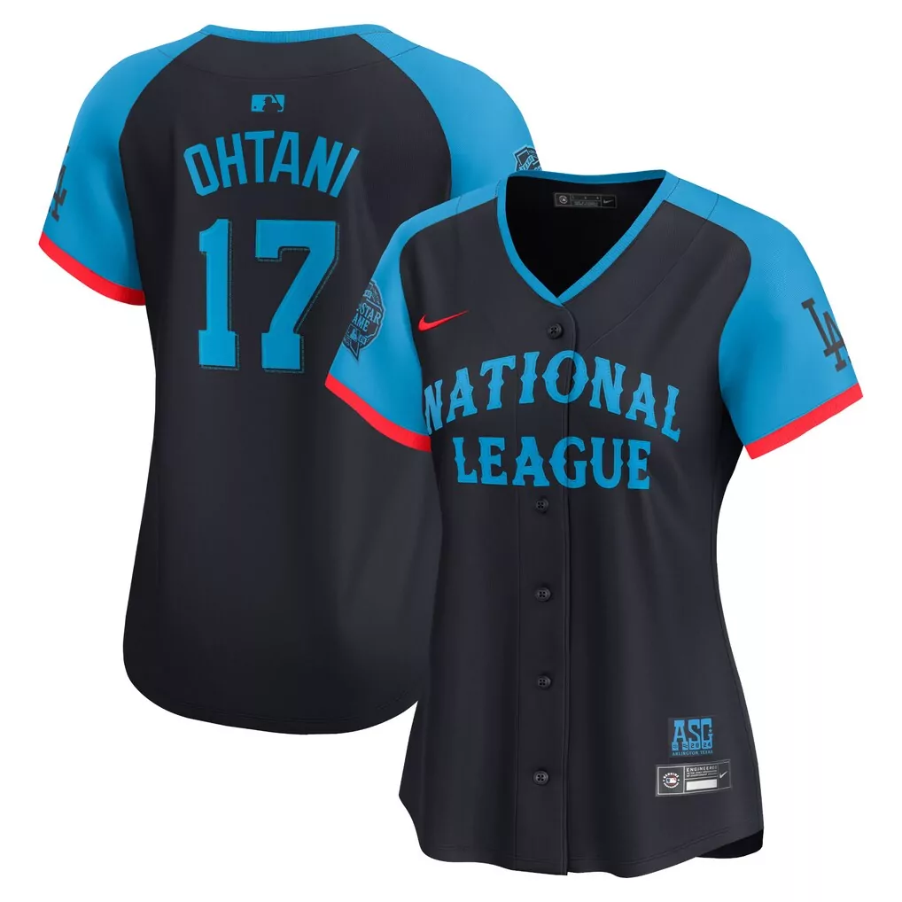Shohei Ohtani 17 National League Jersey Black MLB All-star Game Men Authentic Alternate