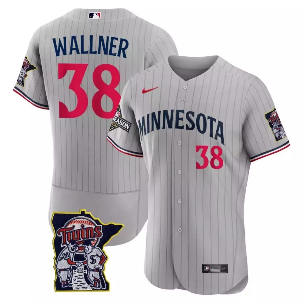 Matt Wallner 38 Minnesota Twins Jersey Gray Season State Men Authentic Alternate