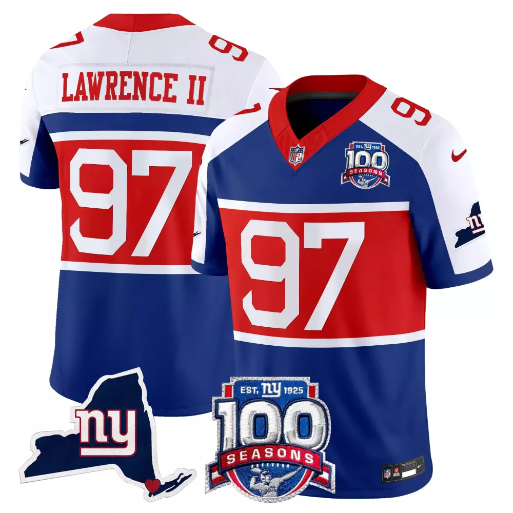 Dexter Lawrence Jersey Alternate Vapor v2 All Stitched