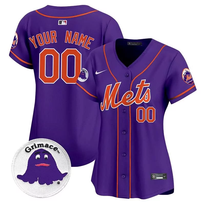 Pinstripe Grimace Jersey Vapor Premier Limited Custom All Stitched